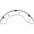PAB637 by WAGNER - Wagner ThermoQuiet PAB637 Drum Brake Shoe Set