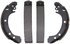 PAB637 by WAGNER - Wagner ThermoQuiet PAB637 Drum Brake Shoe Set
