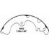 PAB642 by WAGNER - Wagner ThermoQuiet PAB642 Drum Brake Shoe Set