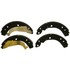 PAB657A by WAGNER - Wagner ThermoQuiet PAB657A Drum Brake Shoe Set