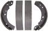 PAB657 by WAGNER - Wagner ThermoQuiet PAB657 Drum Brake Shoe Set