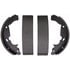 PAB665R by WAGNER - Wagner ThermoQuiet PAB665R Drum Brake Shoe Set