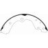 PAB671 by WAGNER - Wagner ThermoQuiet PAB671 Drum Brake Shoe Set