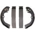 PAB676 by WAGNER - Wagner ThermoQuiet PAB676 Drum Brake Shoe Set