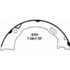 PAB701 by WAGNER - Wagner ThermoQuiet PAB701 Parking Brake Shoe Set