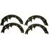 PAB705R by WAGNER - Wagner ThermoQuiet PAB705R Drum Brake Shoe Set