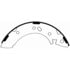 PAB707 by WAGNER - Wagner ThermoQuiet PAB707 Drum Brake Shoe Set