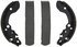 PAB710 by WAGNER - Wagner ThermoQuiet PAB710 Drum Brake Shoe Set