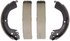PAB728 by WAGNER - Wagner ThermoQuiet PAB728 Drum Brake Shoe Set