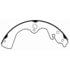 PAB737 by WAGNER - Wagner ThermoQuiet PAB737 Drum Brake Shoe Set
