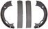 PAB745 by WAGNER - Wagner ThermoQuiet PAB745 Parking Brake Shoe Set