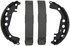 PAB753 by WAGNER - Wagner ThermoQuiet PAB753 Drum Brake Shoe Set