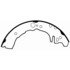 PAB754 by WAGNER - Wagner ThermoQuiet PAB754 Drum Brake Shoe Set