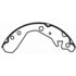 PAB755 by WAGNER - Wagner ThermoQuiet PAB755 Drum Brake Shoe Set