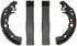 PAB754 by WAGNER - Wagner ThermoQuiet PAB754 Drum Brake Shoe Set