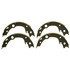 PAB796 by WAGNER - Wagner ThermoQuiet PAB796 Parking Brake Shoe Set