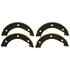 PAB817 by WAGNER - Wagner ThermoQuiet PAB817 Parking Brake Shoe Set