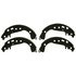 PAB832 by WAGNER - Wagner ThermoQuiet PAB832 Drum Brake Shoe Set