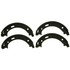 PAB843 by WAGNER - Wagner ThermoQuiet PAB843 Parking Brake Shoe Set