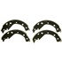 PAB802 by WAGNER - Wagner ThermoQuiet PAB802 Drum Brake Shoe Set