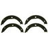 PAB807 by WAGNER - Wagner ThermoQuiet PAB807 Parking Brake Shoe Set