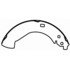 PAB855 by WAGNER - Wagner ThermoQuiet PAB855 Drum Brake Shoe Set