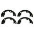 PAB854 by WAGNER - Wagner ThermoQuiet PAB854 Parking Brake Shoe Set