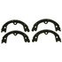PAB867 by WAGNER - Wagner ThermoQuiet PAB867 Parking Brake Shoe Set