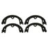 PAB869 by WAGNER - Wagner ThermoQuiet PAB869 Parking Brake Shoe Set