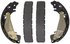 PAB872 by WAGNER - Wagner ThermoQuiet PAB872 Drum Brake Shoe Set