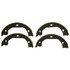 PAB877 by WAGNER - Wagner ThermoQuiet PAB877 Parking Brake Shoe Set