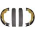 PAB889 by WAGNER - Wagner ThermoQuiet PAB889 Parking Brake Shoe Set