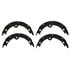 PAB907 by WAGNER - Wagner ThermoQuiet PAB907 Parking Brake Shoe Set