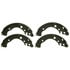 PAB913 by WAGNER - Wagner ThermoQuiet PAB913 Drum Brake Shoe Set