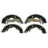 PAB934 by WAGNER - Wagner ThermoQuiet PAB934 Drum Brake Shoe Set