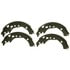 PAB945 by WAGNER - Wagner ThermoQuiet PAB945 Drum Brake Shoe Set