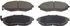 QC1031 by WAGNER - Wagner ThermoQuiet QC1031 Ceramic Disc Brake Pad Set