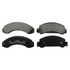 SX249 by WAGNER - Wagner SevereDuty SX249 Semi-Metallic Disc Brake Pad Set