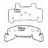 SX289 by WAGNER - Wagner SevereDuty SX289 Semi-Metallic Disc Brake Pad Set