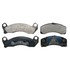 SX499 by WAGNER - Wagner SevereDuty SX499 Semi-Metallic Disc Brake Pad Set