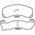 SX499 by WAGNER - Wagner SevereDuty SX499 Semi-Metallic Disc Brake Pad Set