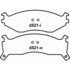 SX521 by WAGNER - Wagner SevereDuty SX521 Semi-Metallic Disc Brake Pad Set