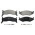 SX521 by WAGNER - Wagner SevereDuty SX521 Semi-Metallic Disc Brake Pad Set