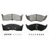 SX591 by WAGNER - Wagner SevereDuty SX591 Semi-Metallic Disc Brake Pad Set
