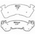 SX614A by WAGNER - Wagner SevereDuty SX614A Semi-Metallic Disc Brake Pad Set