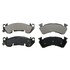 SX614A by WAGNER - Wagner SevereDuty SX614A Semi-Metallic Disc Brake Pad Set
