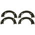 Z862 by WAGNER - Wagner Brake Z862 Parking Brake Shoe