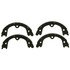 Z867 by WAGNER - Wagner Brake Z867 Parking Brake Shoe