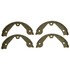 Z870 by WAGNER - Wagner Brake Z870 Parking Brake Shoe