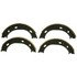 Z866 by WAGNER - Wagner Brake Z866 Parking Brake Shoe